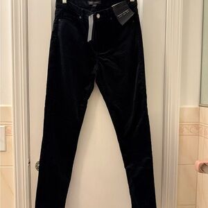 Banana Republic Black Velvet Pants